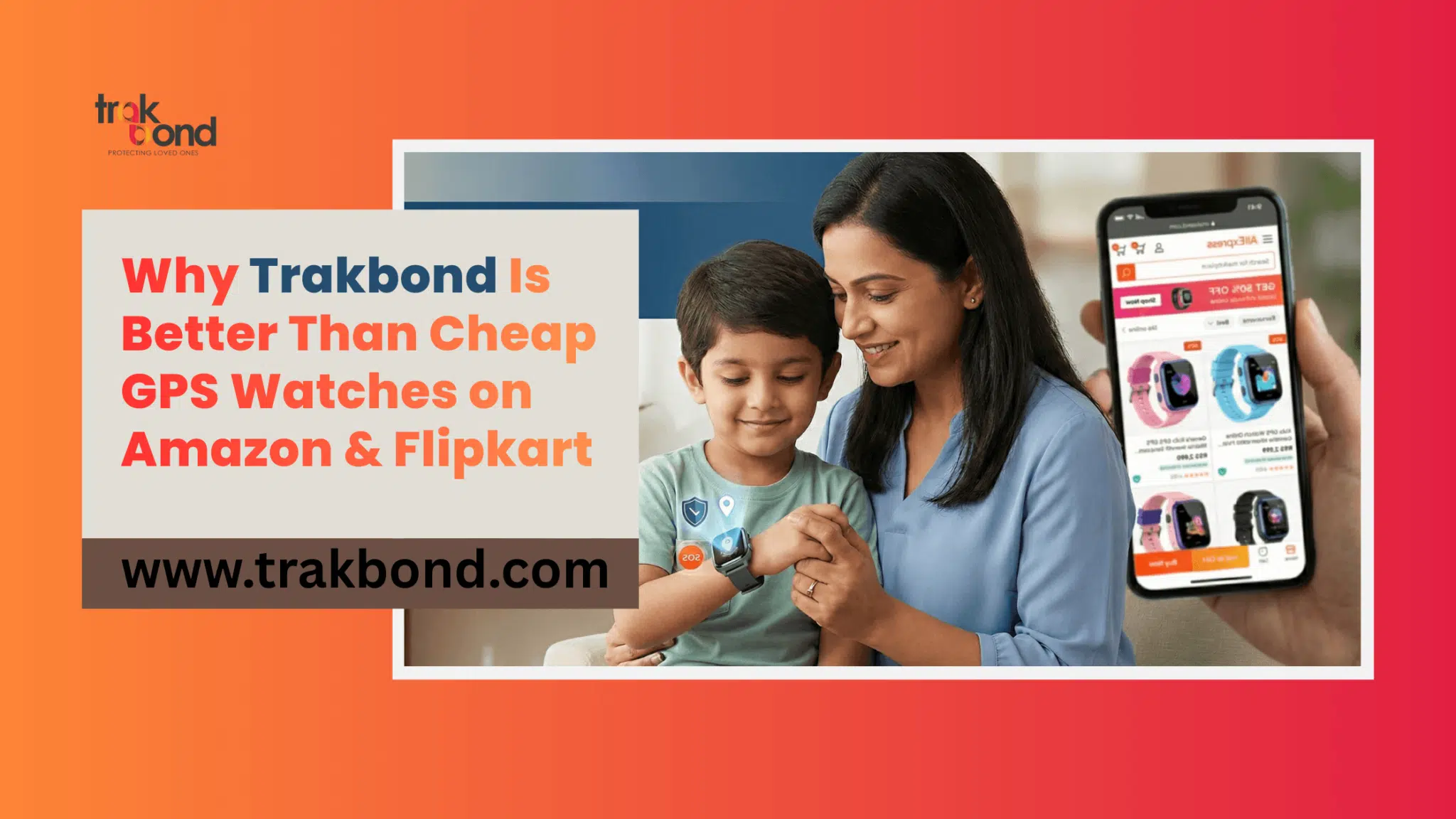 Why Trakbond Is Better Than Cheap GPS Watches on Amazon & Flipkart