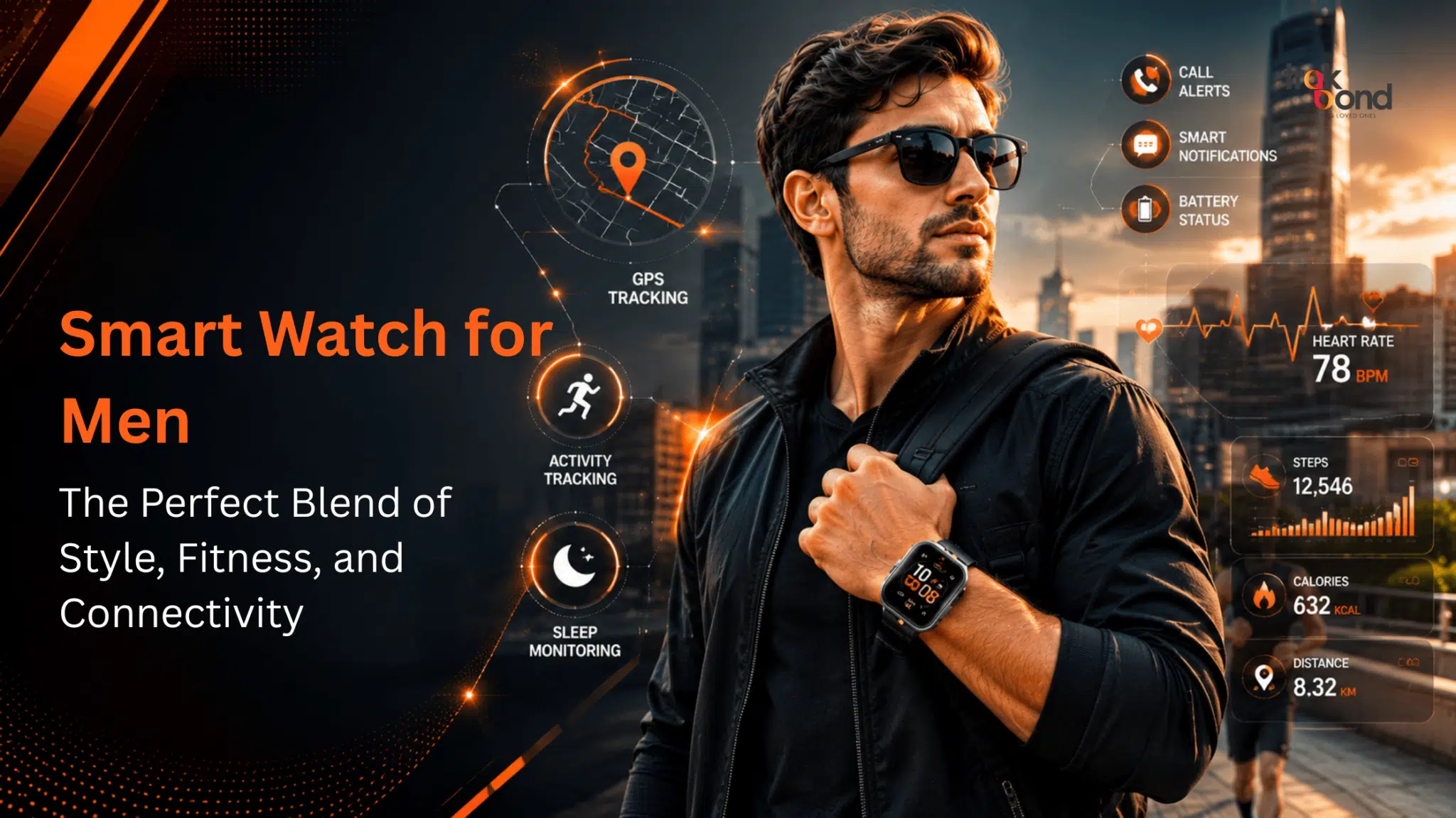 Smart Watch for Men: The Perfect Blend of Style, Fitness, and Connectivity