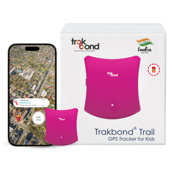 trakbond product trailx kids pink transparent box img