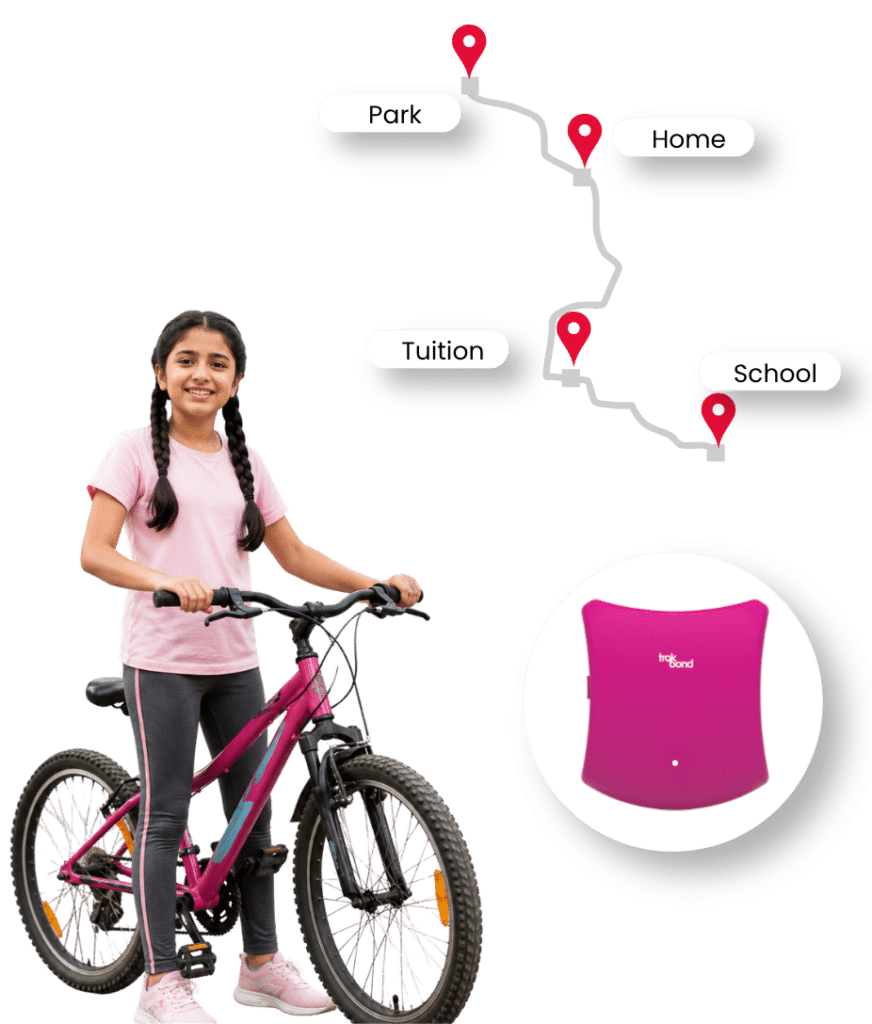 Trakbond | India's smartest and tiniest GPS Tracker for Kids in 2026
